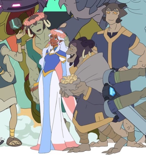 aradiiaa:Things to appreciate from this S3 poster:- HUNK HAS FANS- Shay and Allura are fuckin gay- P