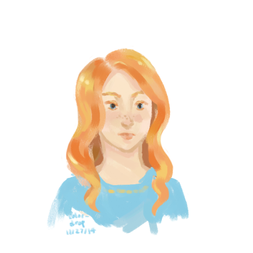 color-drop:princess eilonwy, daughter of angharad, daughter of regat of the royal house of llyr