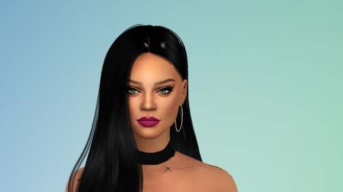 thotbrey:I love my Rihanna sim for Sims 4! This is perfect