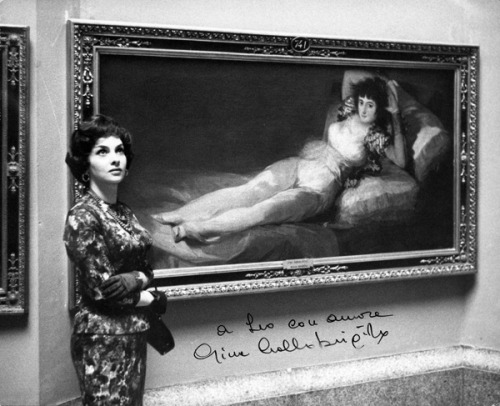 virgileseptembre - Leo Fuchs - Gina Lollobrigida au Prado,...