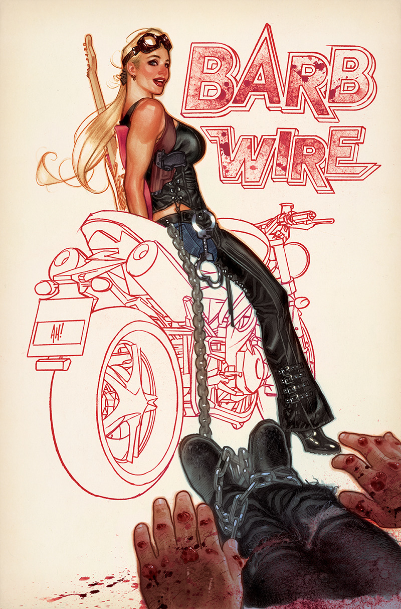 artverso:  Adam Hughes - Barbwire 