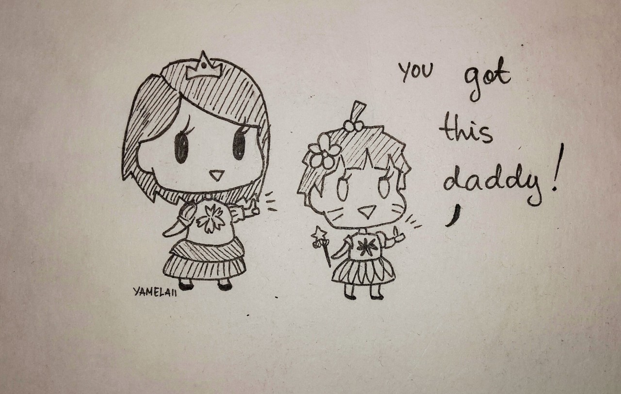 yamelaii:  When you have a tea party with your daughters at 6 but you gotta save