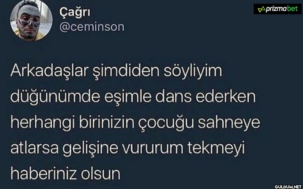 Çağrı @ceminson Aprizmabet...