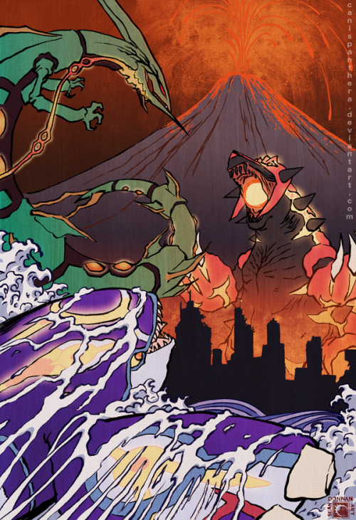 theredherb:Clash of the KaijuBy Sean Donnan