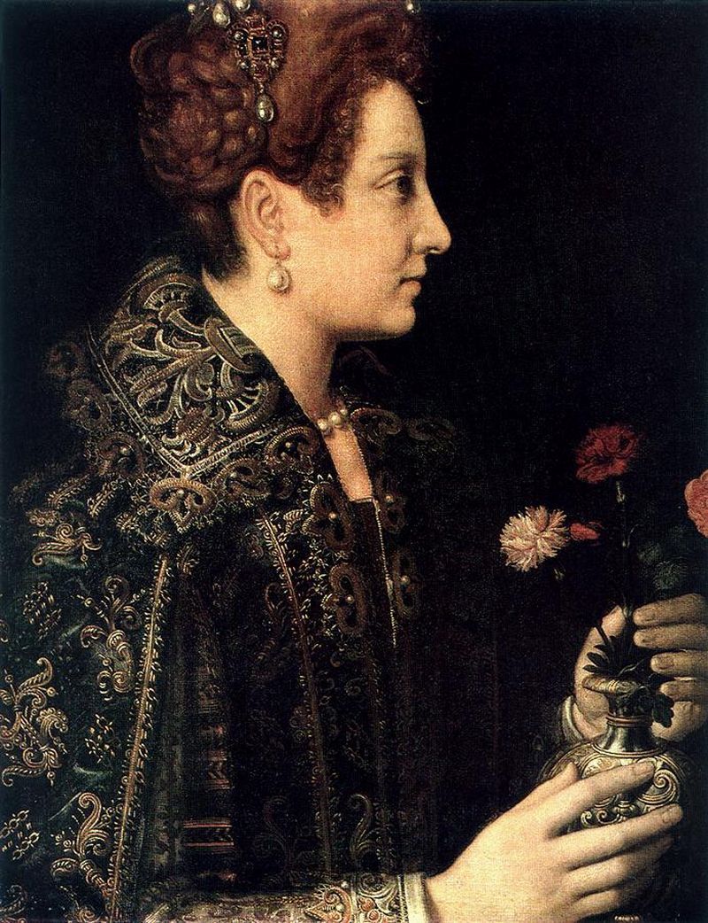 lyghtmylife:  ANGUISSOLA, Sofonisba [Italian Mannerist Painter, 1532-1625]Profile