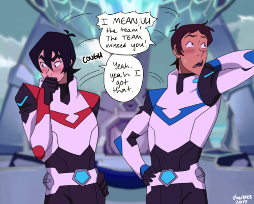 sherbies: i am 110% on board for slow-burning awkward Klance and i don’t care who knows it
