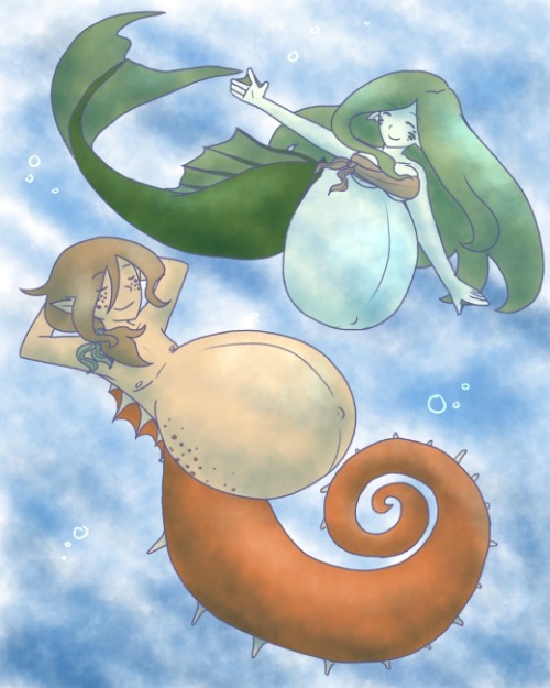 May&rsquo;s over, but it&rsquo;s never too late for mer-art, right?? Two best friends, a mermaid and