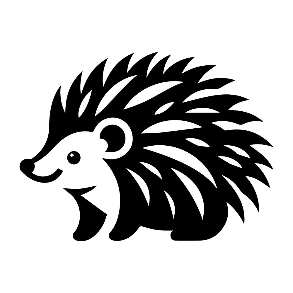 porcupine in vector art
