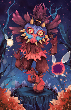 pixalry:Legend of Zelda: Skull Kid - Created