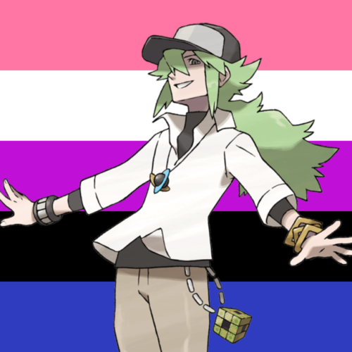 N from Pokemon: Black and White is genderfluid!