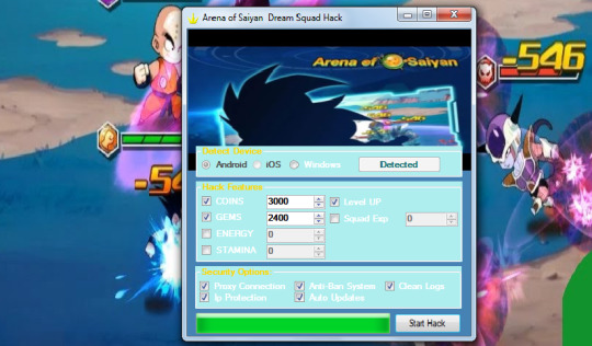 Arena of Saiyan Dream Squad Hack Cheat