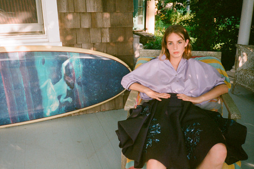 emilyjeanstone:Maya Hawke by Gia Coppola for Zac Posen