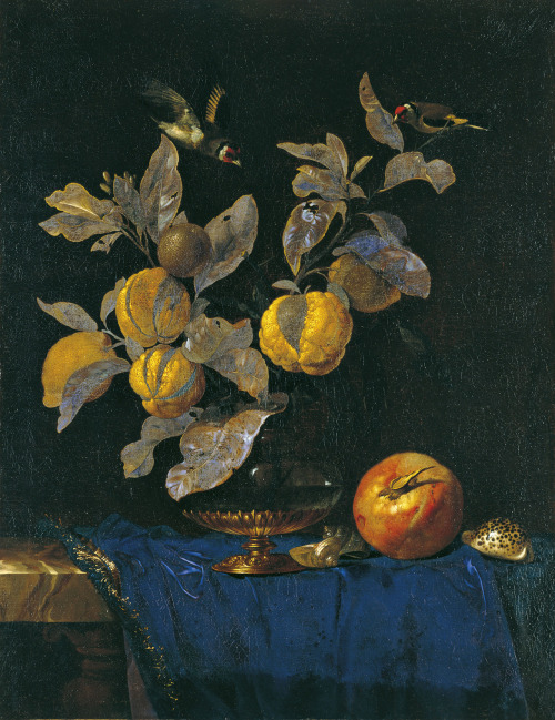 hecatese:Willem van Aelst, Still Life with Flowers (1668), Still Life with Fruit (1664), Fruit Still