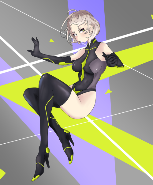  Futuristic Suit_Girl Print