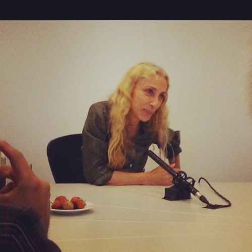 That time I met the oh-so-lovely editor of Vogue Italia, Franca Sozzani in 2011… #fashion #tbt