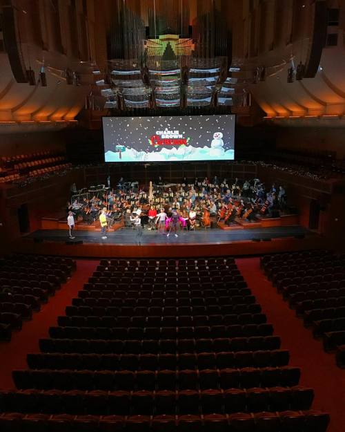 Rehearsing for A #CharlieBrown Christmas—Live! Shows today thru Christmas Eve (at San Francisc