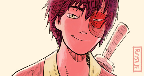 redraw of golden smile Zuko