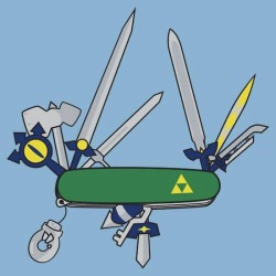 retrogamingblog:  Legend of Zelda Swiss Army