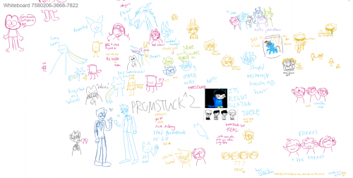 felismiscellaneous:a whiteboard w/ tatum an jack!! srry 4 any blank spaces my paw hurts &lt;/3