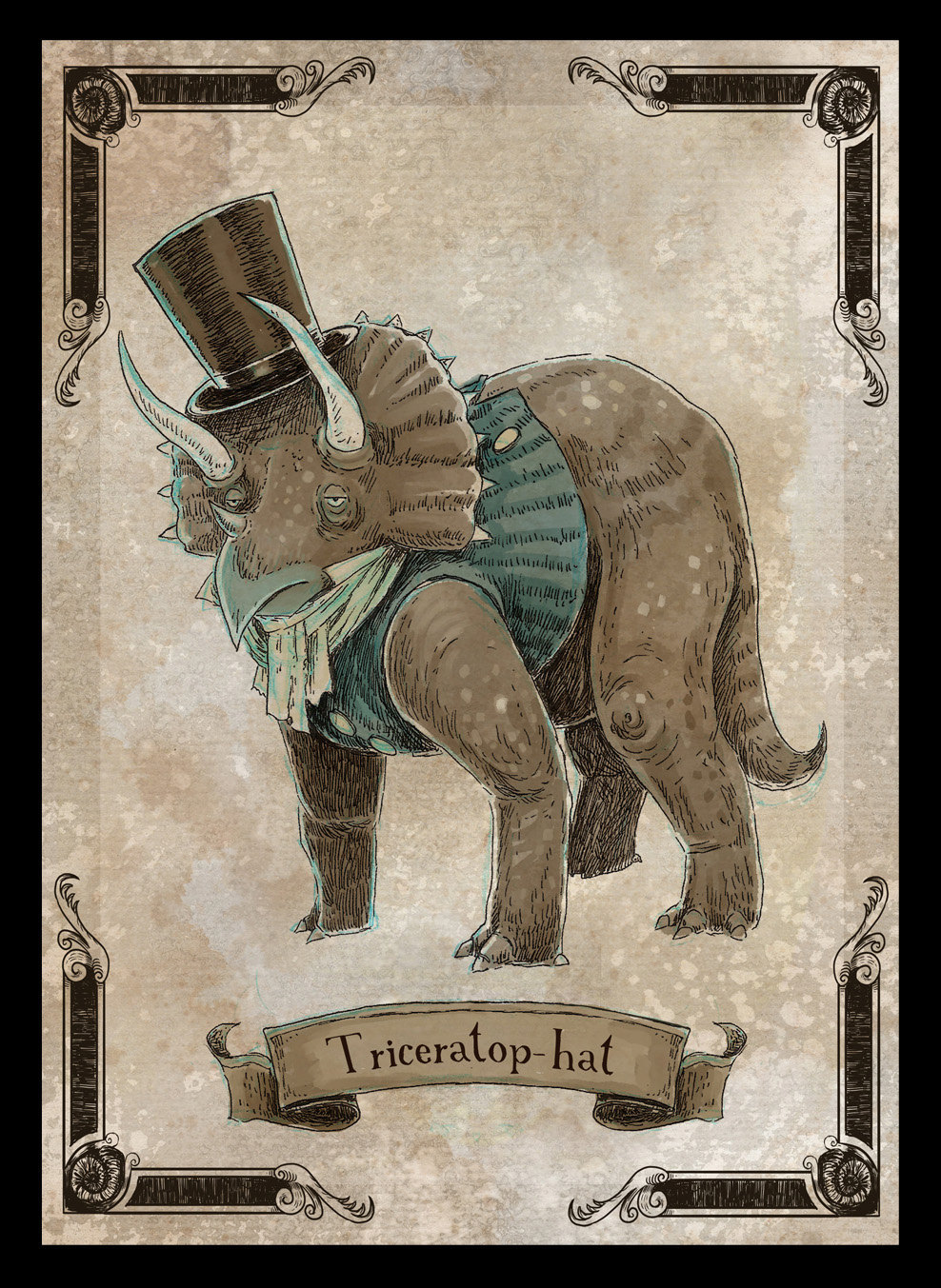 culturenlifestyle:Sophisticated Steampunk Dinosaurs Illustrations  The Gorgonist