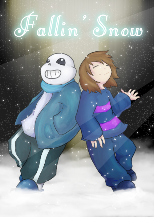 Fallin’ Snow~Tribute to one of my fav songs by Taishi! Snow always makes me remember Snowdin ._.http