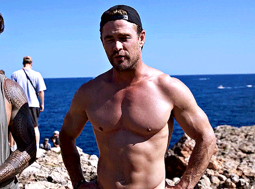 CHRIS HEMSWORTHFilming 'Limitless' Season 2Mallorca, Spain