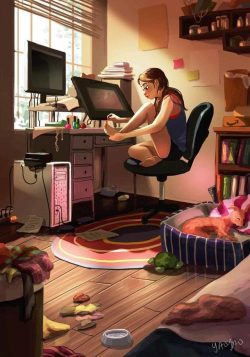 art-woonz:   Illustrator Yaoyao Ma Van As