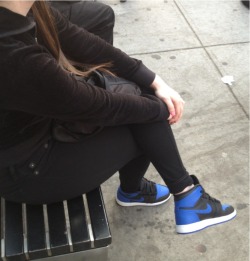 Believeinyourflyness:  Theadvancedlifee:  My Baby 😍 With Her Royal Blue Ones !!!!