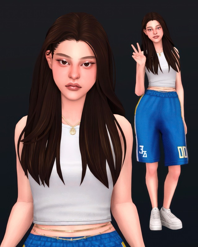 mwvwv-sims on Tumblr: tried to create Haerin from New Jeans 😅 I ...