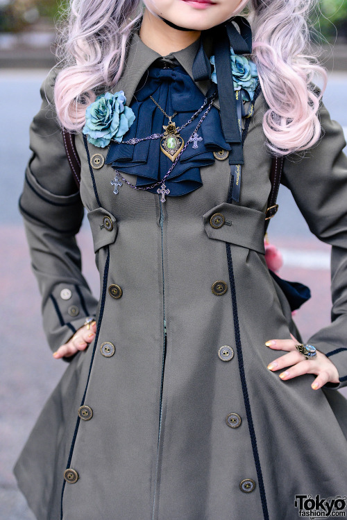 tokyo-fashion:English-speaking Japanese gothic and lolita street style personality Sana Seine in Har