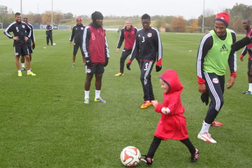 theselfproclaimedultimatenerd:kosukekimurafans:On Thursday, the New York Red Bulls welcomed Irelyn M