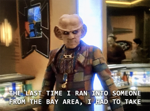 hellodarjeeling: Deep Space Nine except it’s Gayle