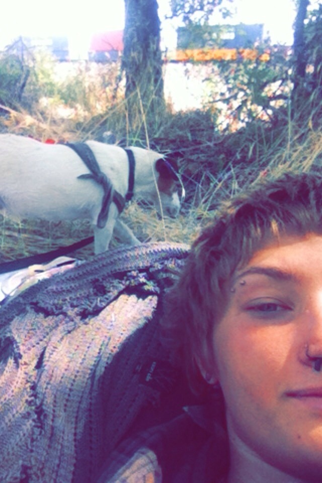 saskatoonjuneberry:  By the way this is my dog now; Eldy. We’re goin’ home. All