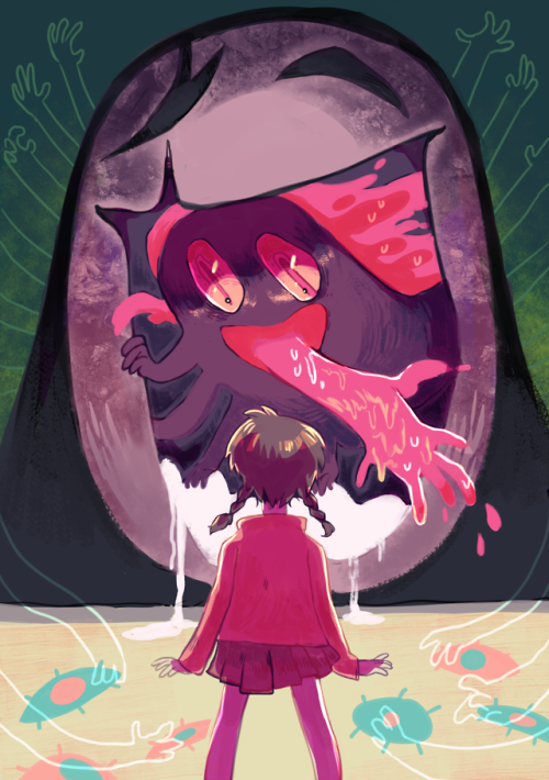 arcadechan:my piece for @lucidityzine !! yume nikki is a very cool game and i was honored to partici
