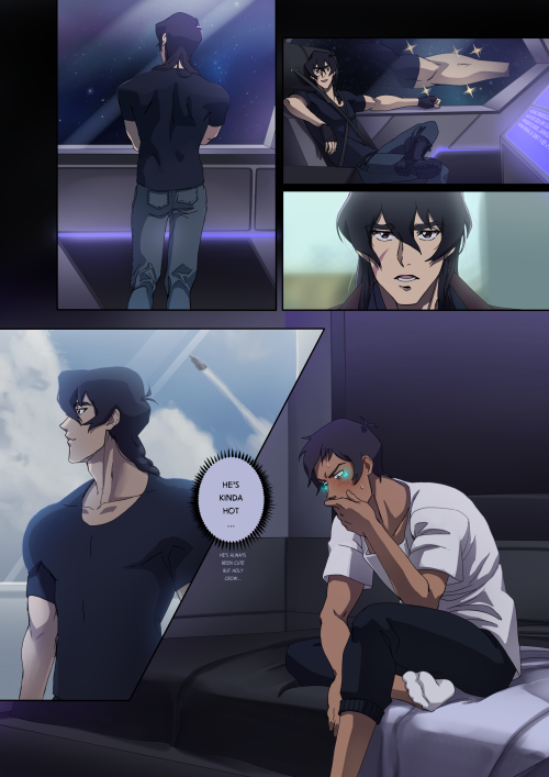 binart: klance comic SRPA page 67! (First) (Previous) (Next)OH NO HE’S HOT!!!!!anyway this is my fav