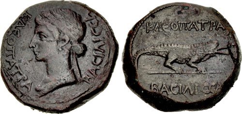 tiny-librarian:The sovereigns clearly reigned together, for Cleopatra issued coins in her own name, 