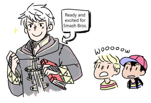 satenyeah:   I hope they make it in the next smash bros :V 
