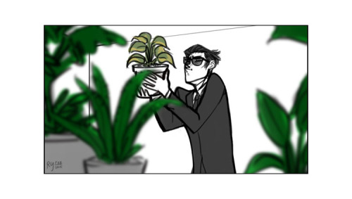 classystaches: i just spent the last three days doing Good Omens storyboards for practicethis is sti