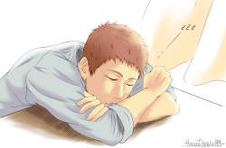 hanatsuki89:  Awake Makki–&gt; smug faces and grins all the timeAsleep Makki–&gt; …too cuteI want to help spread the love for the Hanamaki/Matsukawa pairing :&gt;And a big thank you goes to all the fanfic writers who focus on them. I thought I was