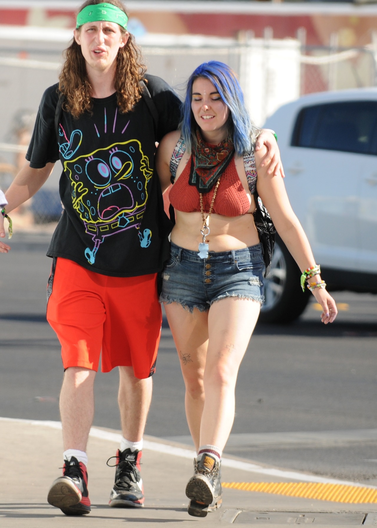 Just like her big natural titties. Kind of hippy meets EDC.