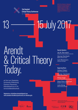 2nd Istanbul Critical Theory Conference – in Exile
https://www.facebook.com/events/310415189404070/