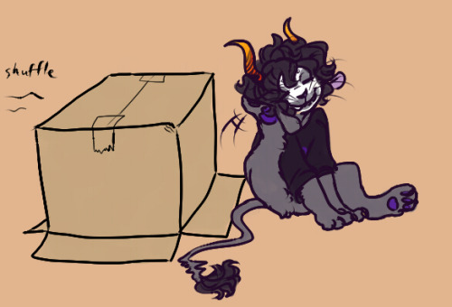 ldefix:  Karkat doesn’t like publicly showing his affection, so he finds ways around it 