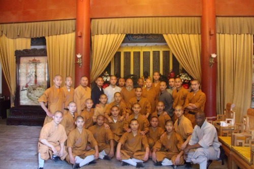 34th generation Shaolin monks.15.05.2016 Minister of Supervision He Yong and his entourage visited