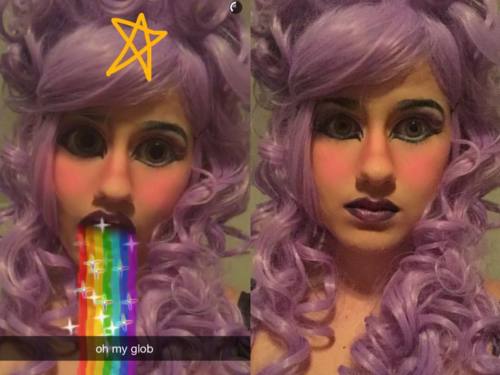 amporas: also fun with snapchat filters #makeup #cosplay #lsp #lumpyspaceprincess