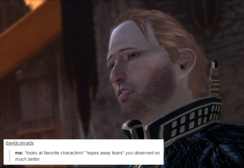 bubonickitten:Dragon Age II + text posts — Anders (again)Oh look, another Anders one. (It’ll be four