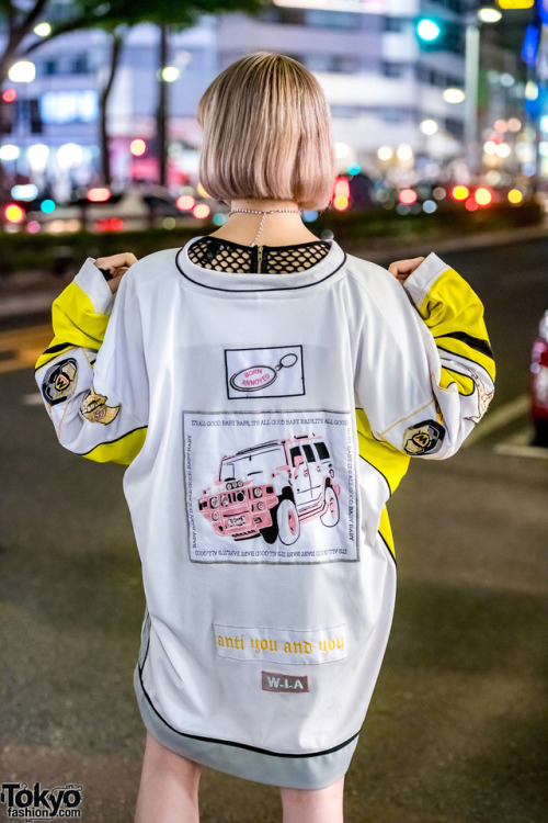 tokyo-fashion:Japanese teens Sarah and Beni on the street in Harajuku wearing a mix of resale and ne