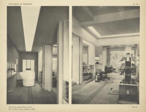 René Herbst, Boutiques and Shops, examples from Paris, 1929. Edition Charles Moreau, Paris. Via NYPL