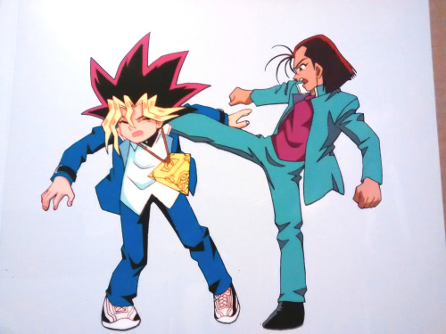 So I bought an original yugioh animation cel off ebay from the original toei production in 1998. Als