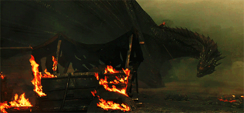 gameofthronesdaily: Drogon destroying the machine that was designed to kill him. (requested by: helo