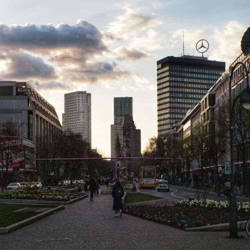 Spring Evening - Berlin Streets , , OMD E-M10 Meike 25mm f1.8 , , #germany #deutschland #travel #cit